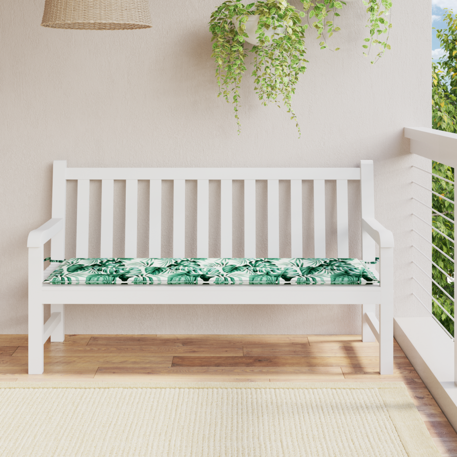 vidaXL Bankkussen Blad Bladpatroon 150 x 50 x 3 cm Oxford Stof afbeelding 1
