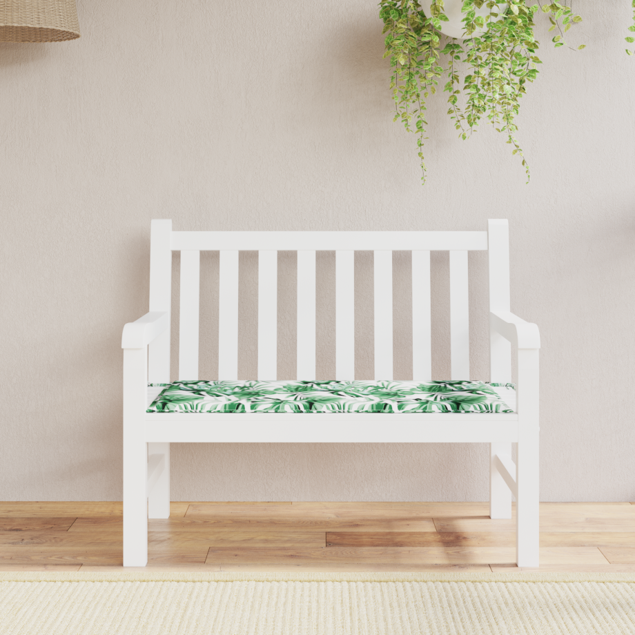 vidaXL Stoel Pad Blad Bladpatroon 100 x 50 x 3 cm Oxford Stof vidaXL Stoel Pad Blad Bladpatroon 100 x 50 x 3 cm Oxford Stof afbeelding 1
