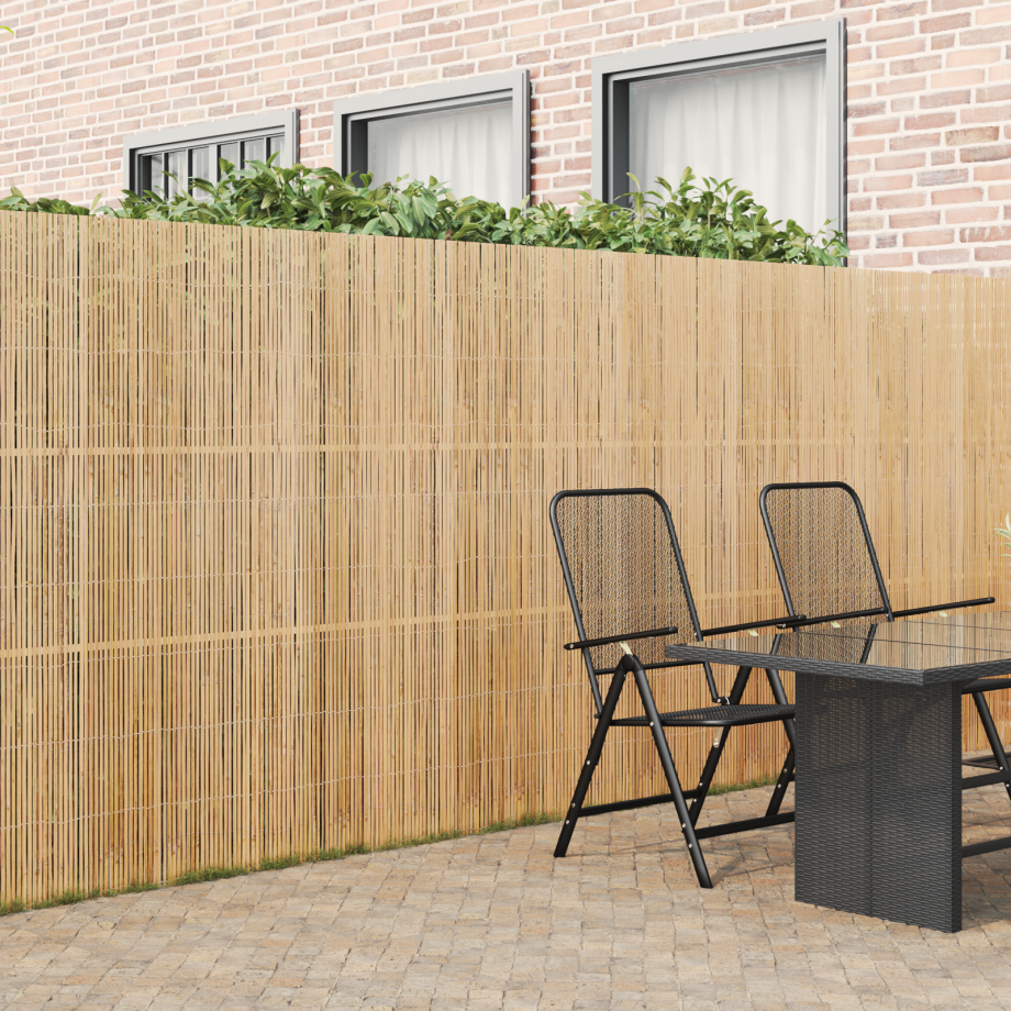 vidaXL Tuinscherm 600x180 cm bamboe afbeelding 1