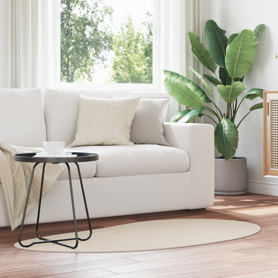 vidaXL Vloerkleden HUARTE Beige 80 x 150 cm Polyester afbeelding 1