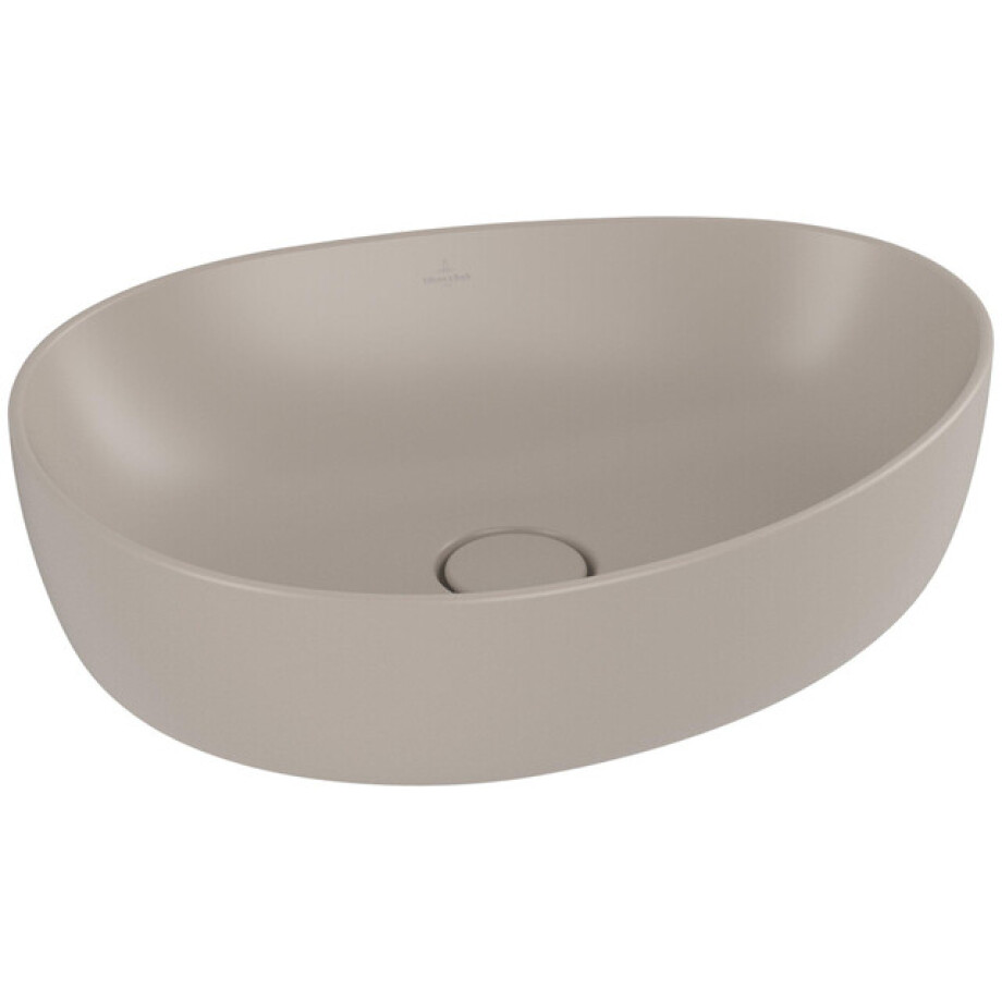 Villeroy & Boch Antao Opzetwastafel - 51 x 40 x 14.6 cm - Almond CeramicPlus - zonder overloop 4a7351am afbeelding 1