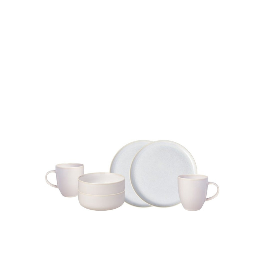 Villeroy & Boch Crafted Cotton serviesset 6-delig afbeelding 1