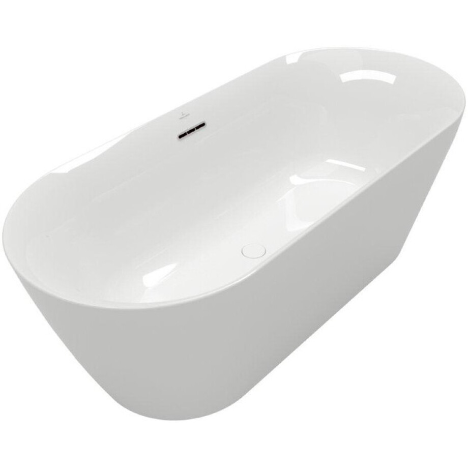 Villeroy & Boch Loop & friends bad vrijstaand 180x80cm - naadloos wit alpin uba180lof9pd00v-01 afbeelding 1