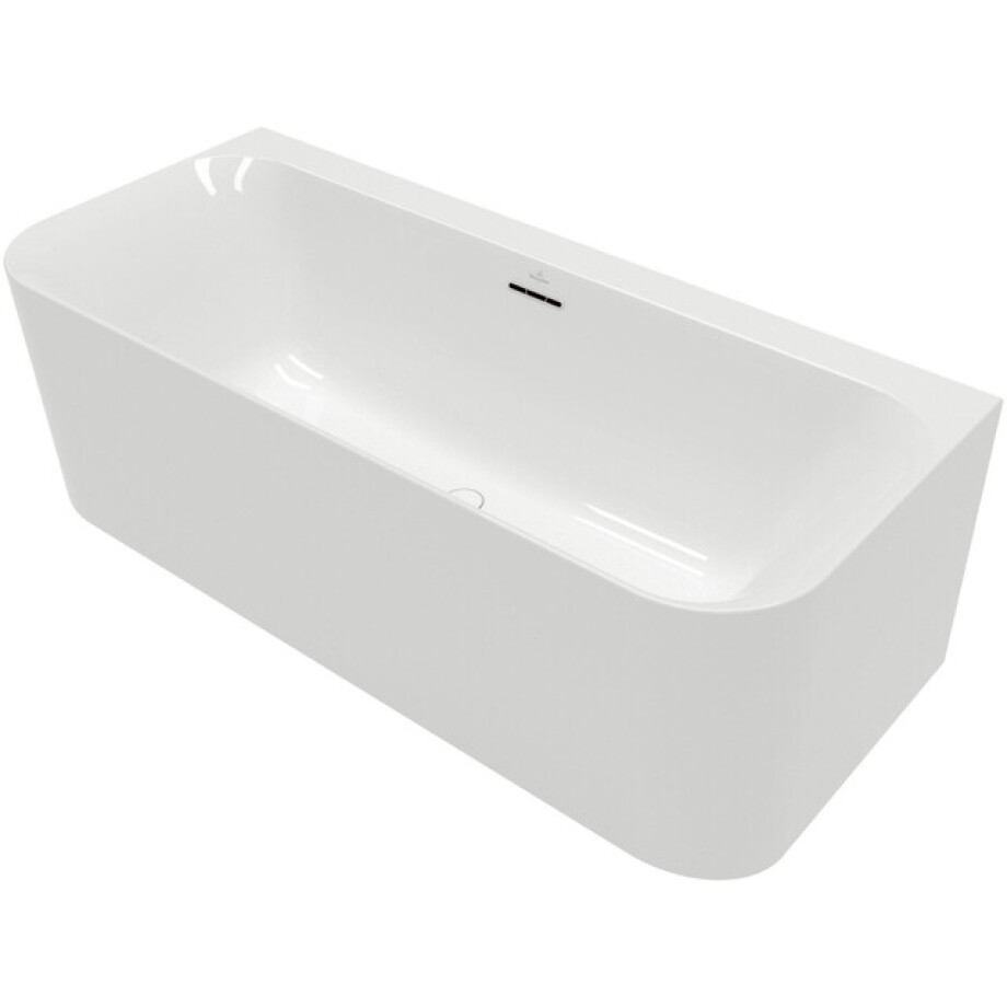 Villeroy & Boch Loop & friends half vrijstaand bad - 180x80cm - Acryl Wit Alpin glans uba180lsf9cs00v-01 afbeelding 1