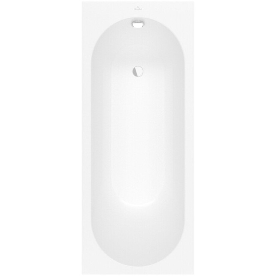 Villeroy & Boch Oberon kunststof bad quaryl rechthoekig 170x70x45cm - incl. poten mat wit ubq177obe2v-rw afbeelding 1