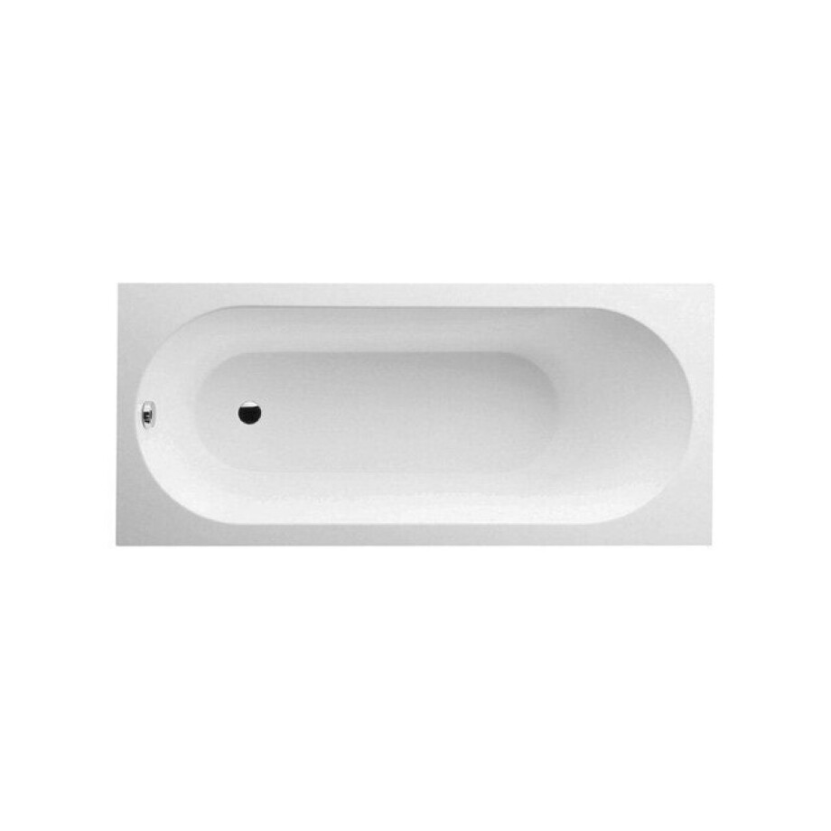 Villeroy & Boch Oberon kunststof bad quaryl rechthoekig 180x80x47cm - incl. poten mat wit ubq180obe2v-rw afbeelding 1