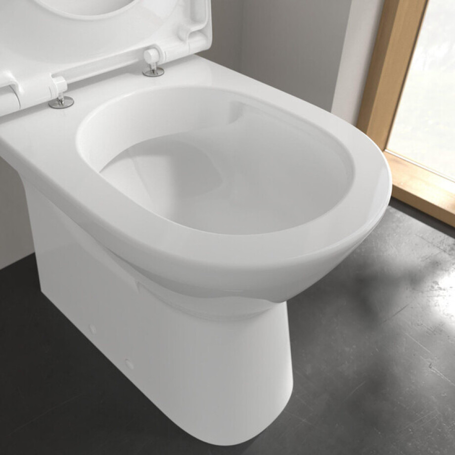Villeroy & Boch O.novo Vita duoblokpot Vita diepspoel PK DirectFlush zonder reservoir wit 4620r001 afbeelding 1