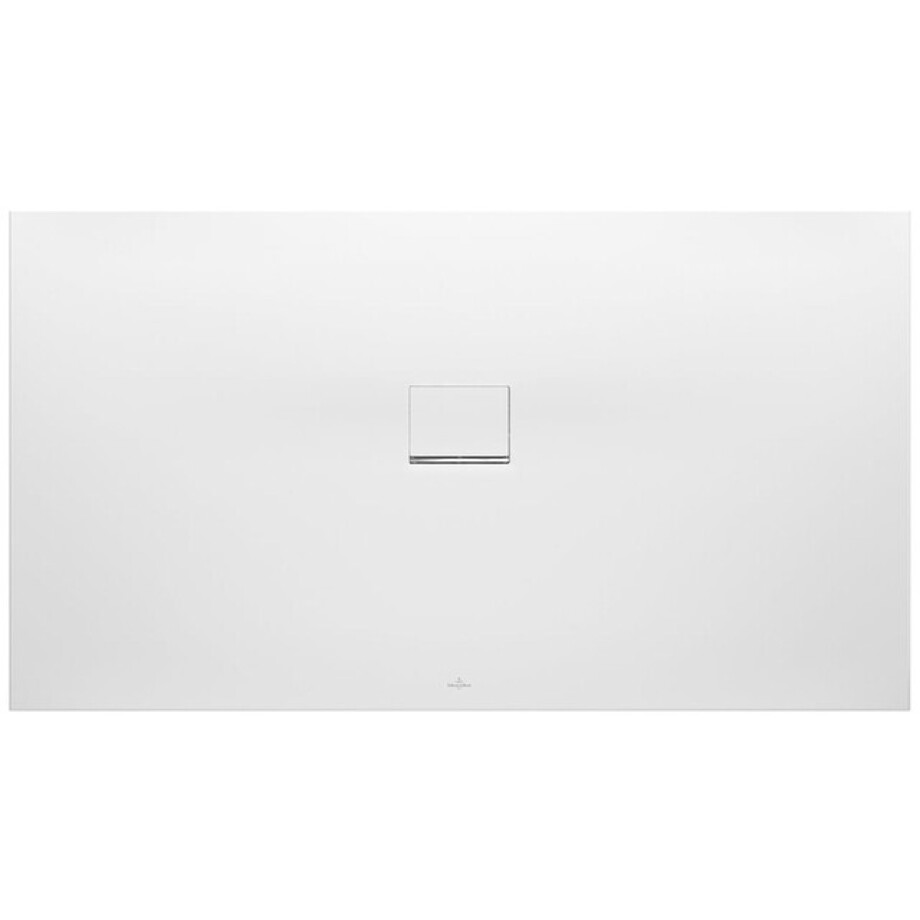 Villeroy & Boch Squaro Infinity kunststof douchebak - quaryl rechthoekig 100x90x4cm - mat wit udq1090sqi2v-rw afbeelding 1