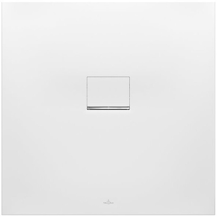 Villeroy & Boch Squaro Infinity kunststof douchebak - quaryl vierkant 90x90x4cm - mat wit udq9090sqi1v-rw afbeelding 1