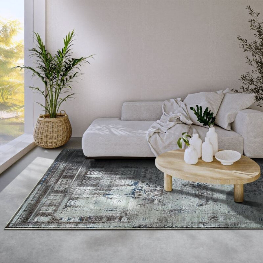 Vloerkleed Agnes Mintgroen 230x340 Cm Laagpolig Villeroy & Boch - Dekbed-Discounter.nl afbeelding 1