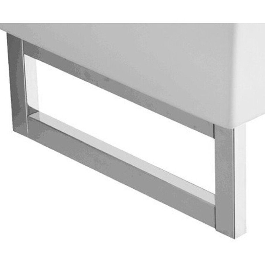 Villeroy en Boch Memento handdoekhouder inclusief bevestiging 34,5x10cm glans RVS 874934d7 afbeelding 1
