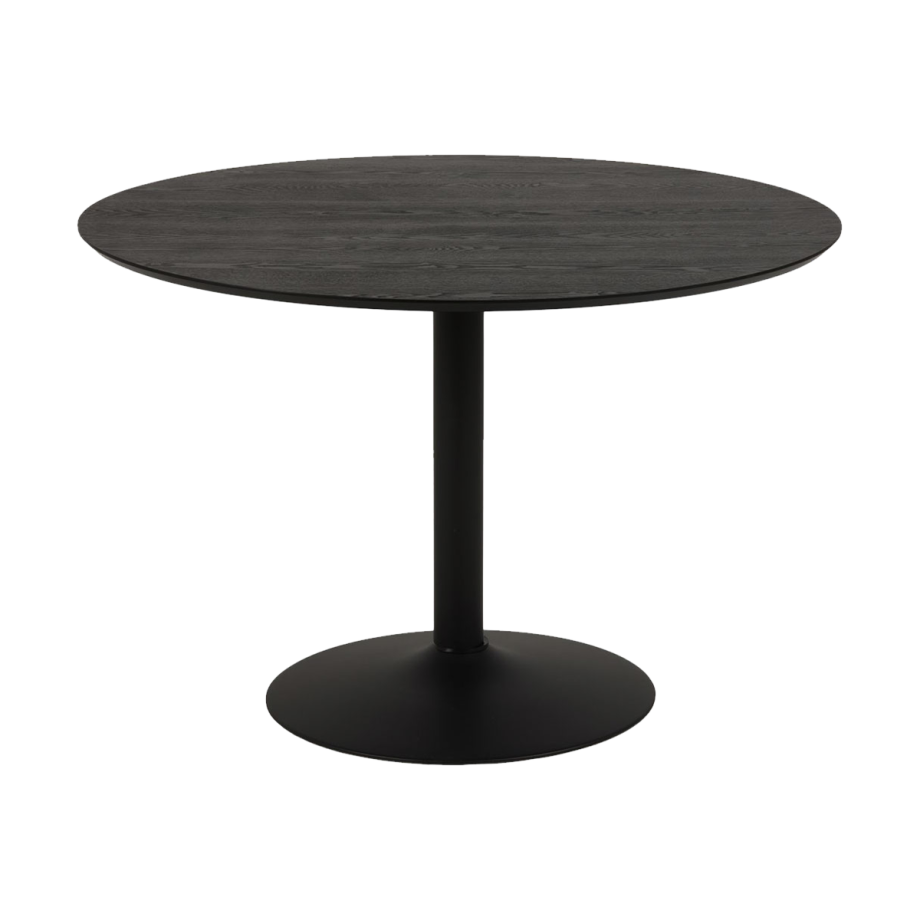 Vino houten eettafel zwart - Ø 110 cm afbeelding 1