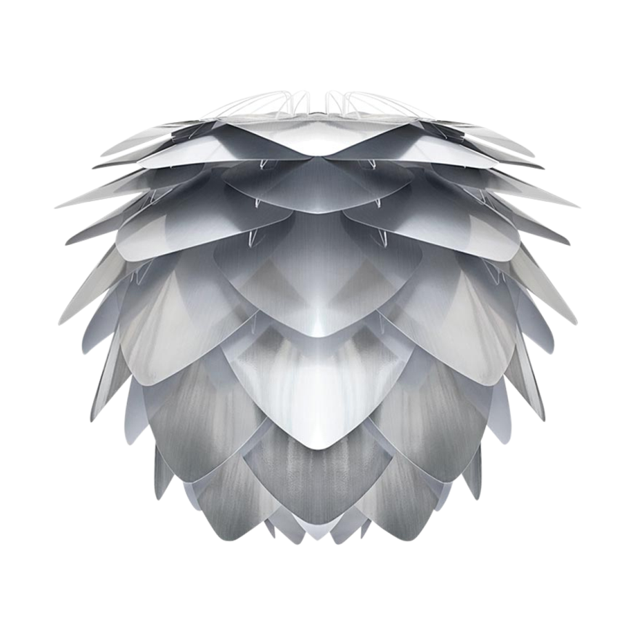 Silvia Mini lampenkap brushed steel - Ø 32 cm afbeelding 1