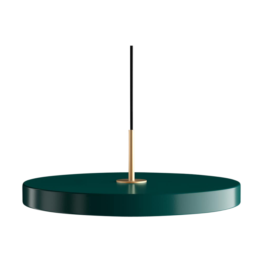 Asteria Medium hanglamp forest green - met koordset - Ø 43 cm Asteria Medium hanglamp forest green - met koordset - Ø 43 cm afbeelding 1