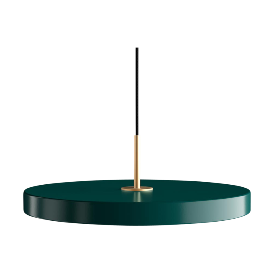 Asteria Medium hanglamp forest green - met koordset - Ø 43 cm afbeelding 1