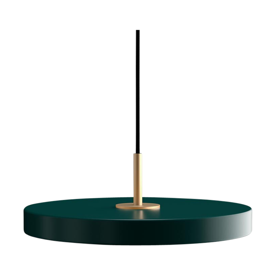 Asteria Mini hanglamp forest green - met koordset - Ø 31 cm afbeelding 1