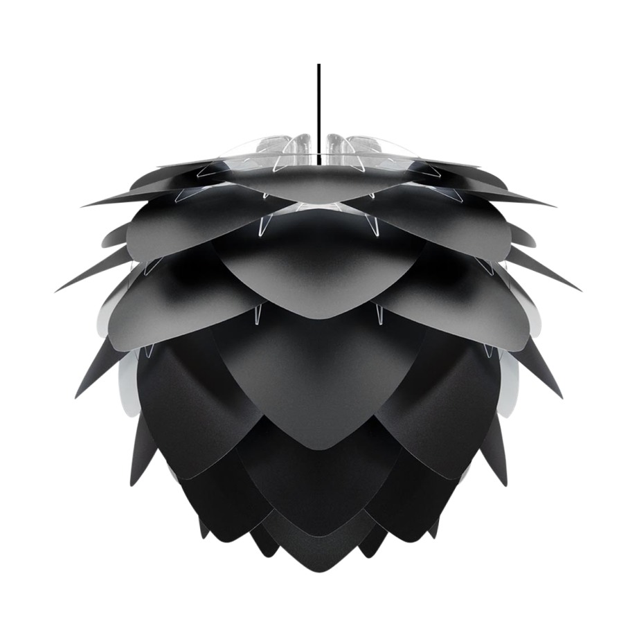 Silvia Medium hanglamp black - met koordset zwart - Ø 50 cm Silvia Medium hanglamp black - met koordset zwart - Ø 50 cm afbeelding 1