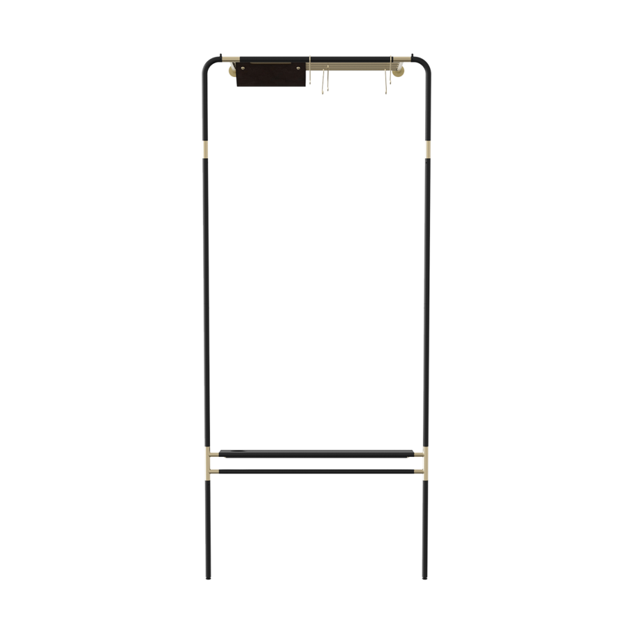 Lean On Me metalen kledingrek black Lean On Me metalen kledingrek black afbeelding 1