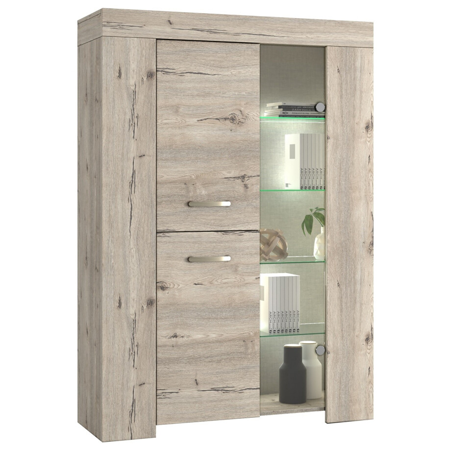 Vitrinekast Forest 120x170 cm Vitrinekast Forest 120x170 cm afbeelding 1