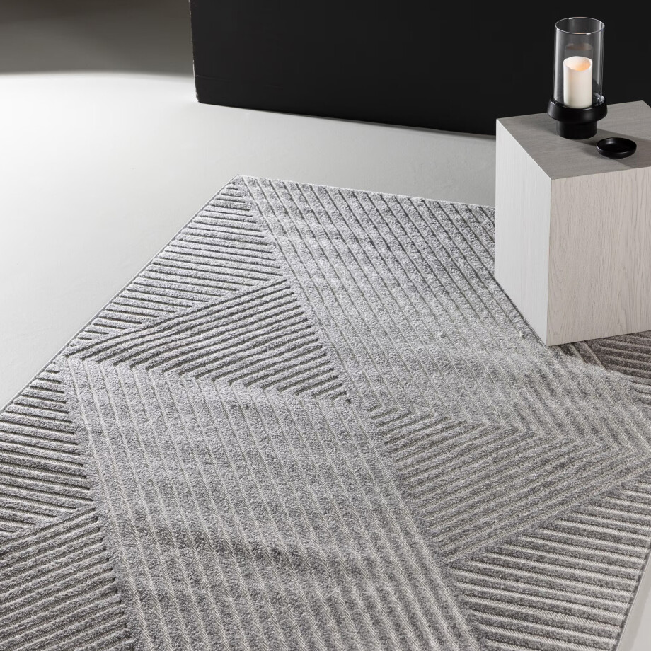 Nohr Vloerkleed 'Auburn' 160 x 230cm, kleur Grijs afbeelding 1