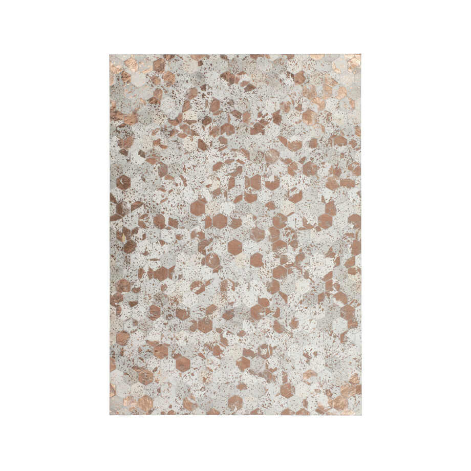 Vloerkleed Hex leer | Forte Collection afbeelding 1