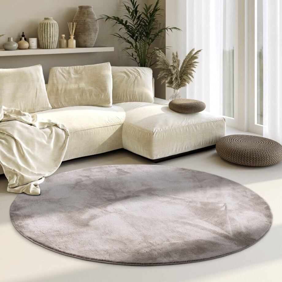 Vloerkleed Leon Rond Lichtgrijs Ø 200 Cm Villeroy & Boch - Dekbed-Discounter.nl afbeelding 1