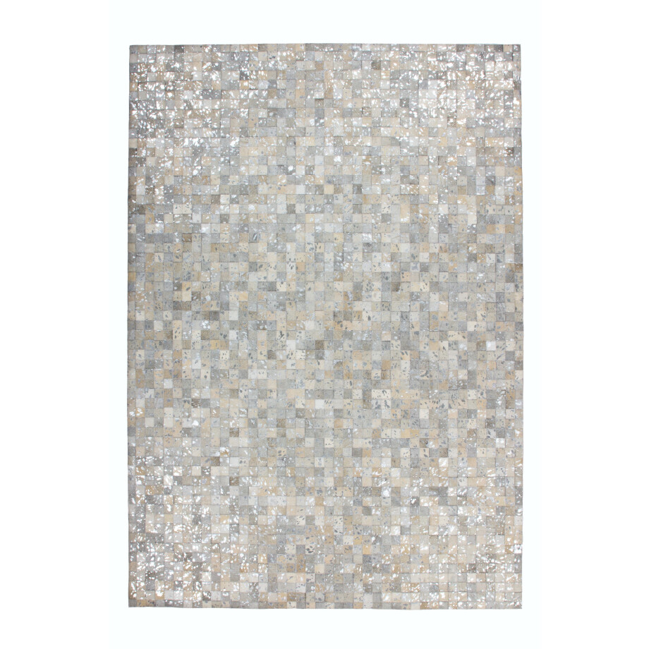 Vloerkleed Metallic handgemaakt leer | Forte Collection Vloerkleed Metallic handgemaakt leer | Forte Collection afbeelding 1