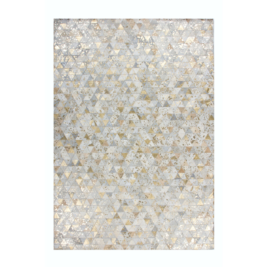 Vloerkleed Metallic handgemaakt leer | Forte Collection Vloerkleed Metallic handgemaakt leer | Forte Collection afbeelding 1