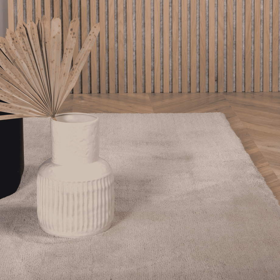 Nohr Vloerkleed 'Les' 250 x 350cm, kleur Beige Nohr Vloerkleed 'Les' 250 x 350cm, kleur Beige afbeelding 1