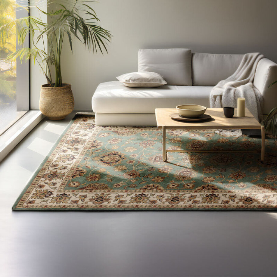 Vloerkleed Oriental Kohsan - Munt Groen 170x120cm - - Dekbed-Discounter.nl afbeelding 