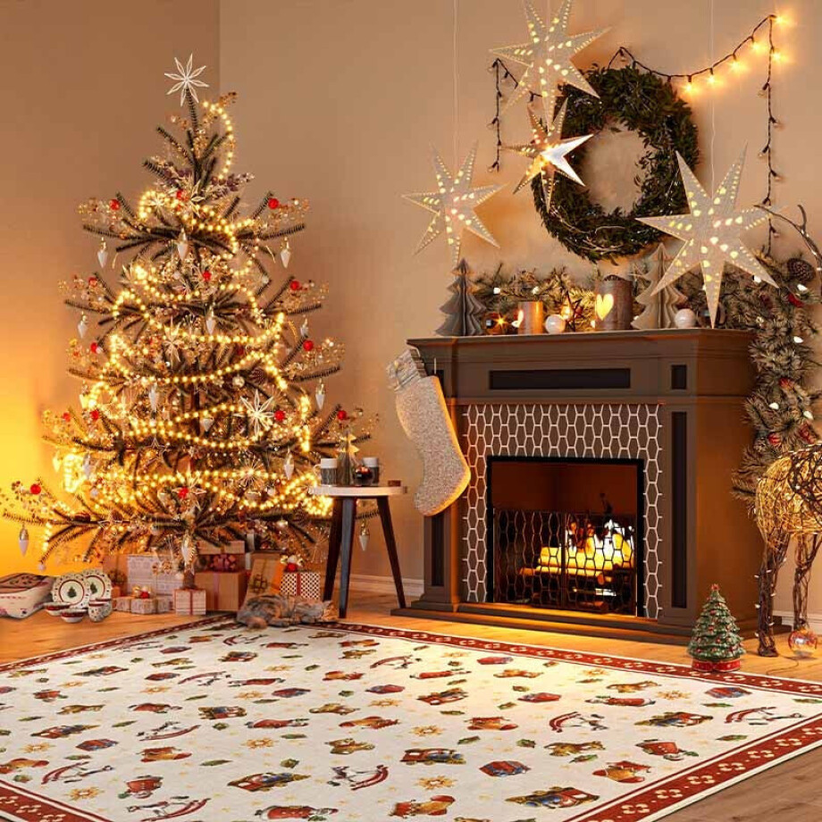 Vloerkleed Toy's Delight Nostalgic 80x50cm - Polypropyleen - Dekbed-Discounter.nl afbeelding 1