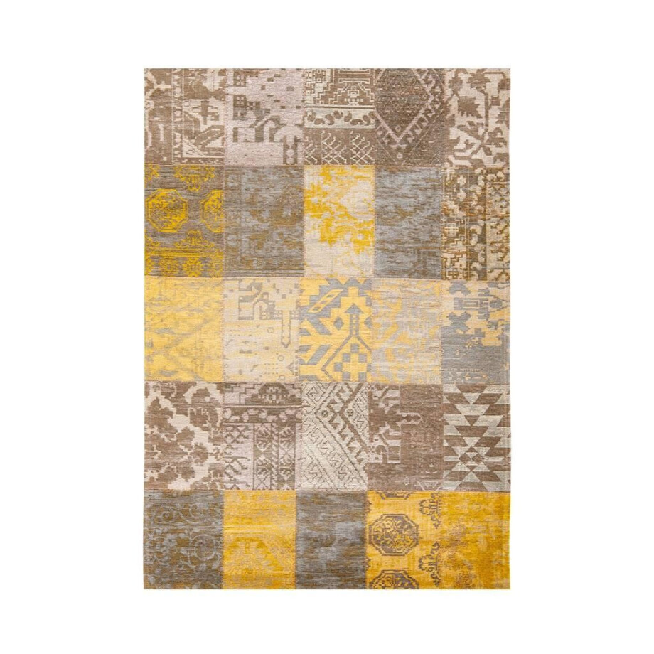 Vloerkleed Tribal Yellow | Louis de Poortere afbeelding 1