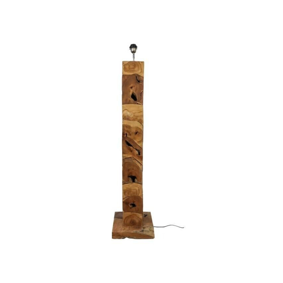 Vloerlamp Nature teakhout | HSM Collection afbeelding 1