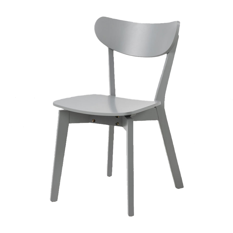 Jade houten eetkamerstoel lichtgrijs Jade houten eetkamerstoel lichtgrijs afbeelding 1