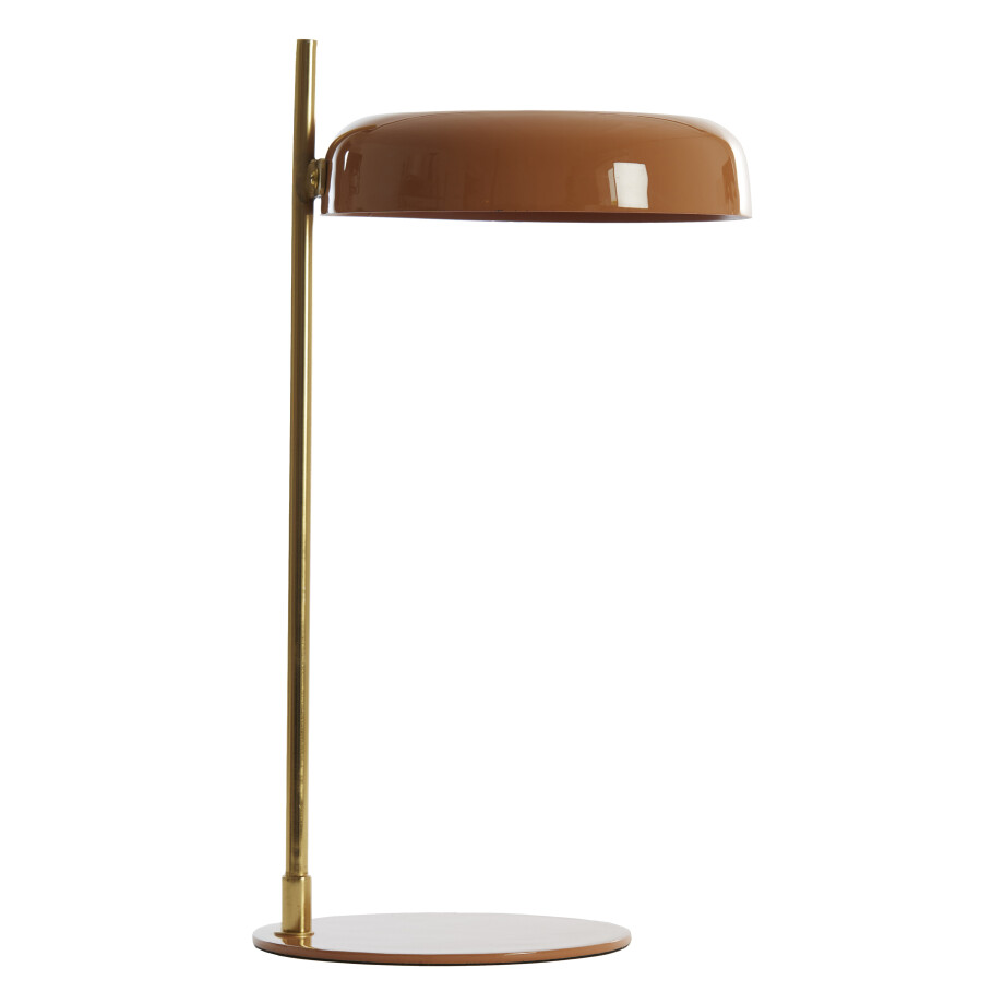 Light & Living Tafellamp 'Maleka' 47cm, kleur Oranje/Goud afbeelding 1