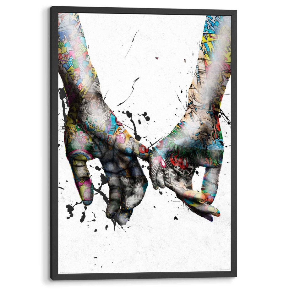 Wanddecoratie Love | Orangewallz afbeelding 1