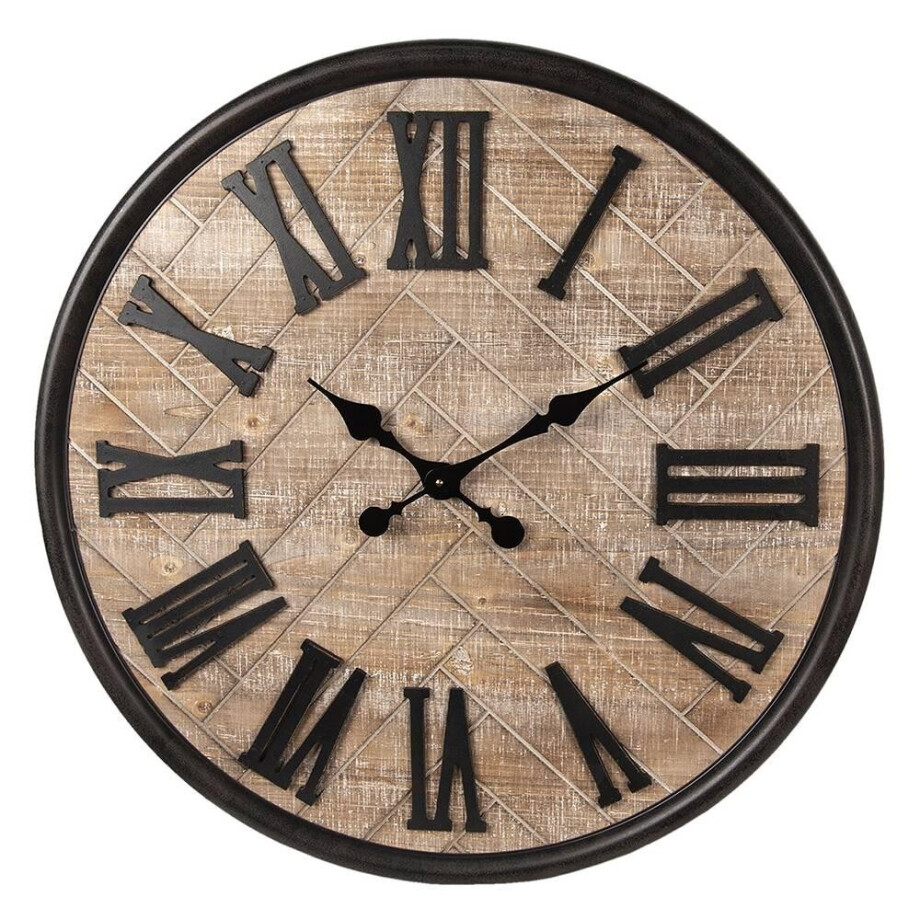 Wandklok Hermila | Clayre & Eef afbeelding 1