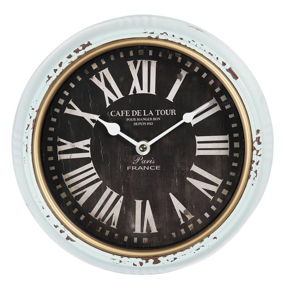 Wandklok Huntingdon | Clayre & Eef afbeelding 1