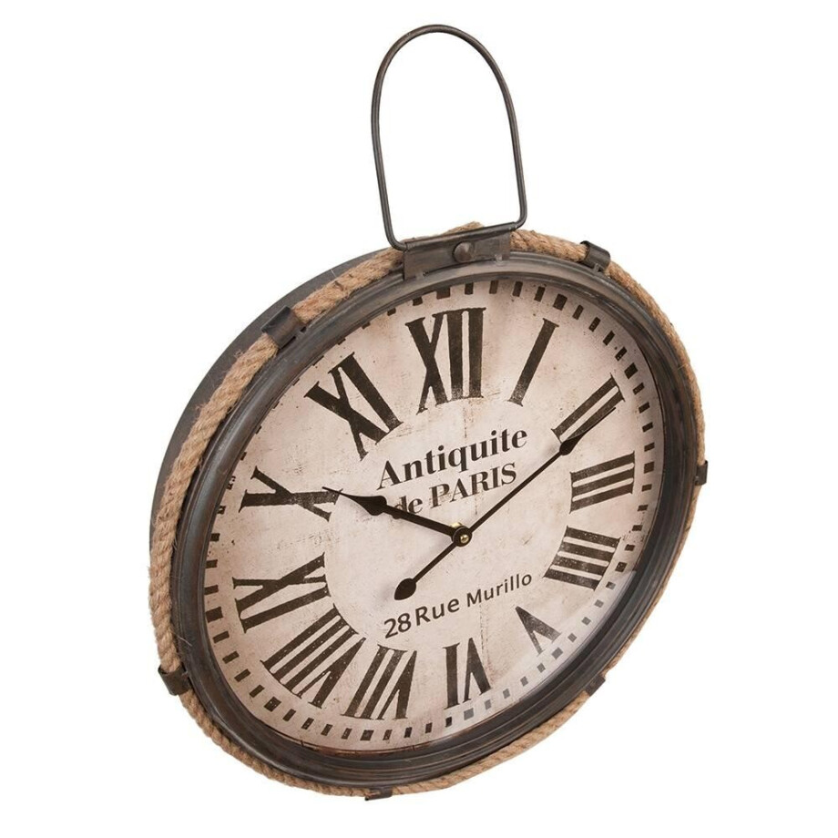 Wandklok Terence | Clayre & Eef afbeelding 1