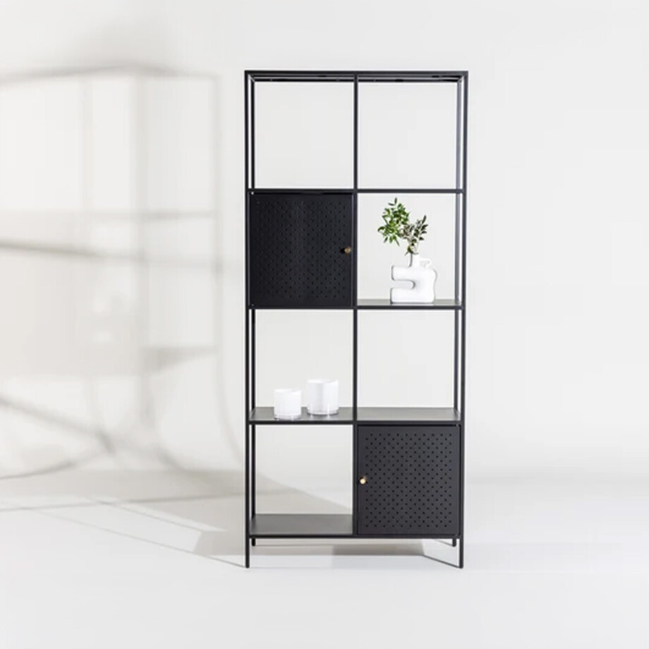 Nohr Wandrek 'Adrain' 180 x 80cm, kleur Zwart Nohr Wandrek 'Adrain' 180 x 80cm, kleur Zwart afbeelding 1