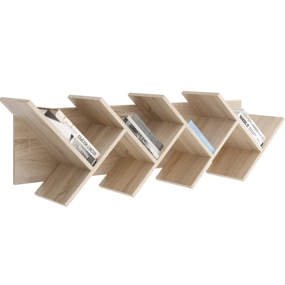 Wandrek Buchen 28 cm hoog eiken Wandrek Buchen 28 cm hoog eiken afbeelding 1