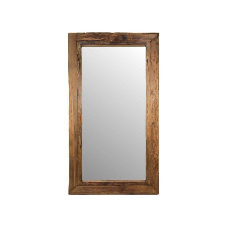 Wandspiegel Rustiek teakhout | HSM Collection afbeelding 1