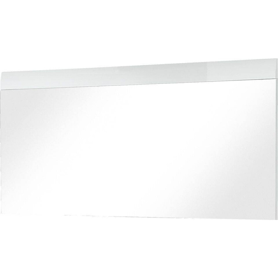 Wandspiegel Adana 134 cm breed in hoogglans wit afbeelding 1