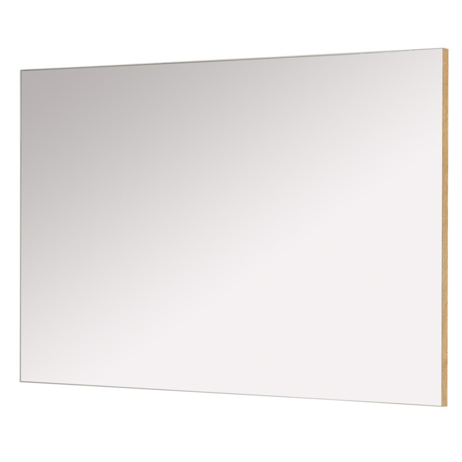 Wandspiegel Topix 87 cm breed wit eiken afbeelding 1