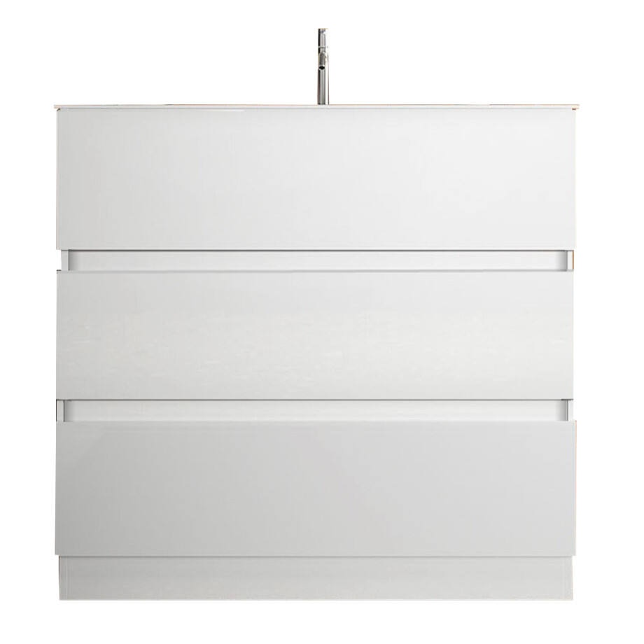 Wastafelonderkast START 82 cm breed met waskom afbeelding 1