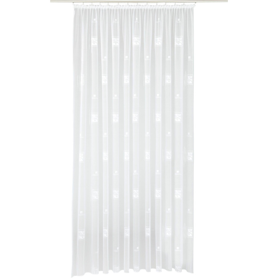 Weckbrodt Gordijn ALEXA Jacquard, gestructureerd, halfdoorzichtig, allover, motief, op maat, store (1 stuk) afbeelding 1