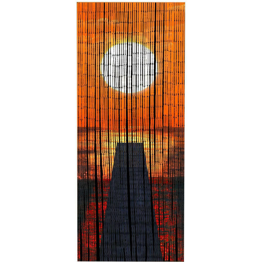 WENKO Deurgordijn Model Zonsondergang (1 stuk) afbeelding 1