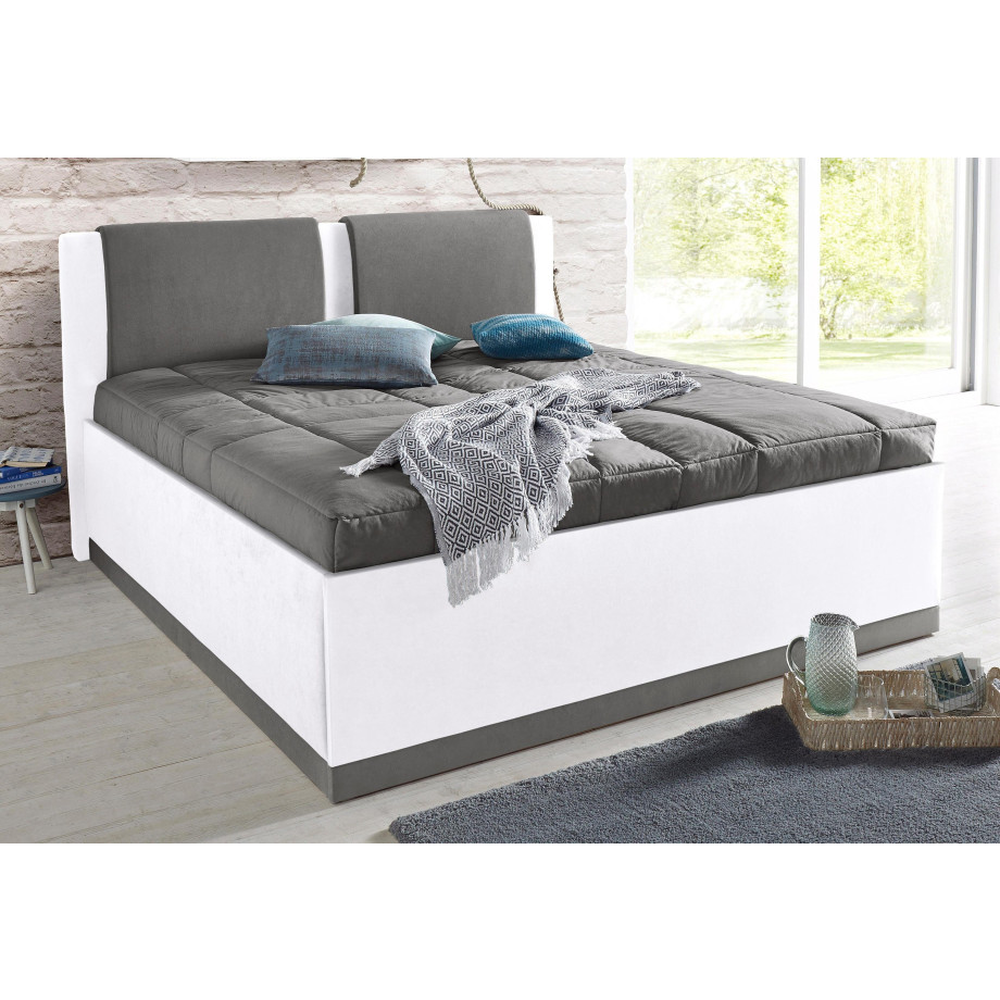 Westfalia Polsterbetten Gestoffeerd bed met bedkist en sprei afbeelding 1