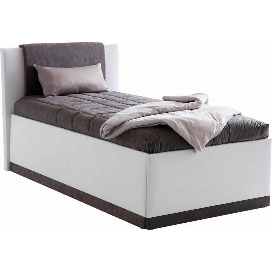 Westfalia Polsterbetten Gestoffeerd bed met bedkist en sprei afbeelding 1