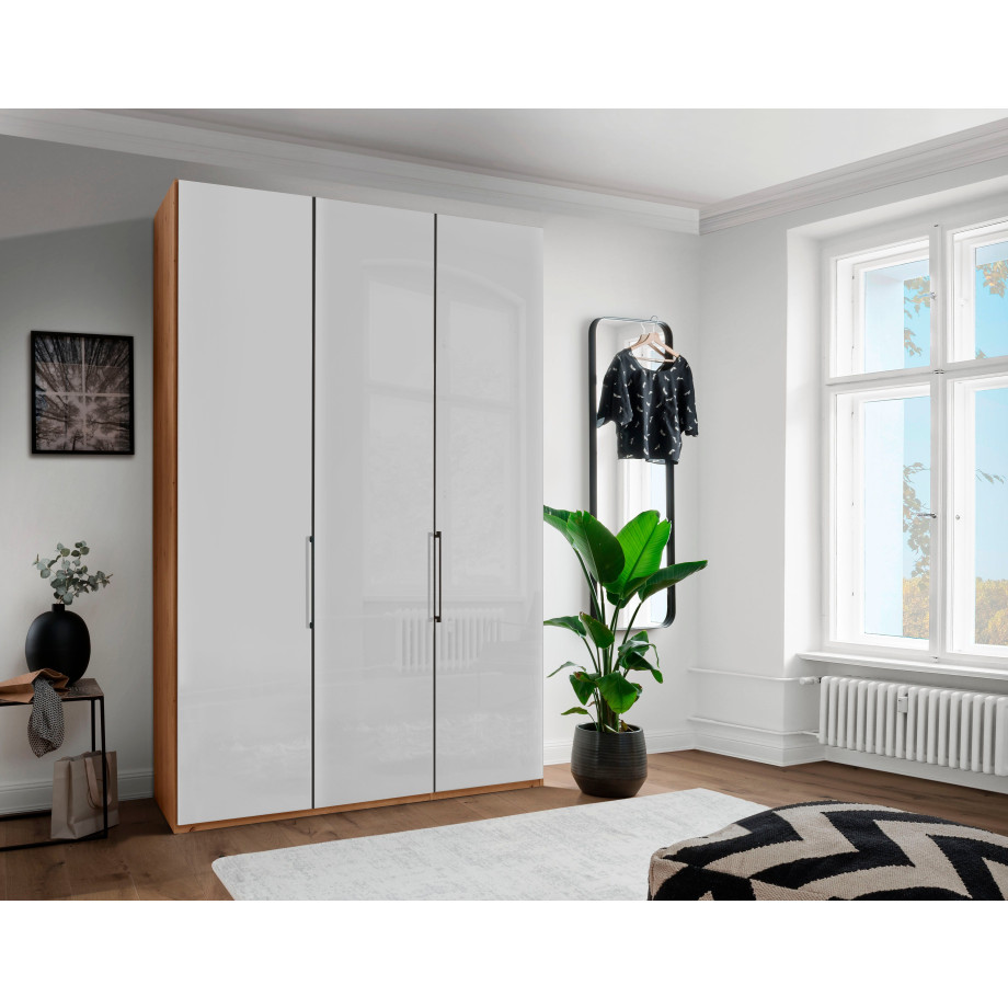 WIEMANN Draaideurkast Monaco, made in Germany, chic glazen front, in verschillende kleuren, afbeelding 1